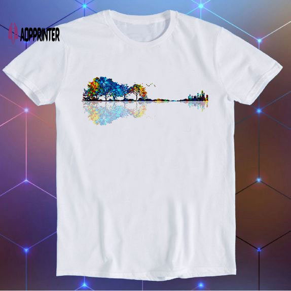 Guitar Tree Nature Forest Climate Change Slogan Joke Tee Meme Movie Music Cool Funny Gift T Shirt E767 Guitar Tree Nature Forest Climate Change Slogan Joke Tee Meme Movie Music Cool Funny Gift T Shirt E767