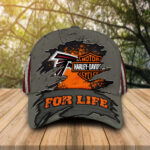 Harley Davidson Atlanta Falcons 3D Allover Print Classic Cap Hat For Men Women