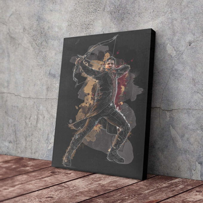 Hawkeye Poster Marvel Comics Art Canvas Wall Art Print Home Decor Framed Poster Gift for Kids