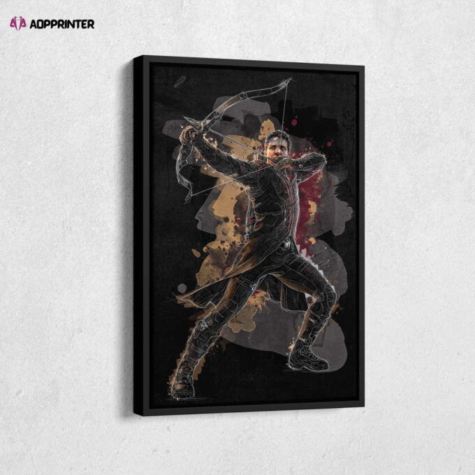 Hawkeye Poster Marvel Comics Art Canvas Wall Art Print Home Decor Framed Poster Gift for Kids