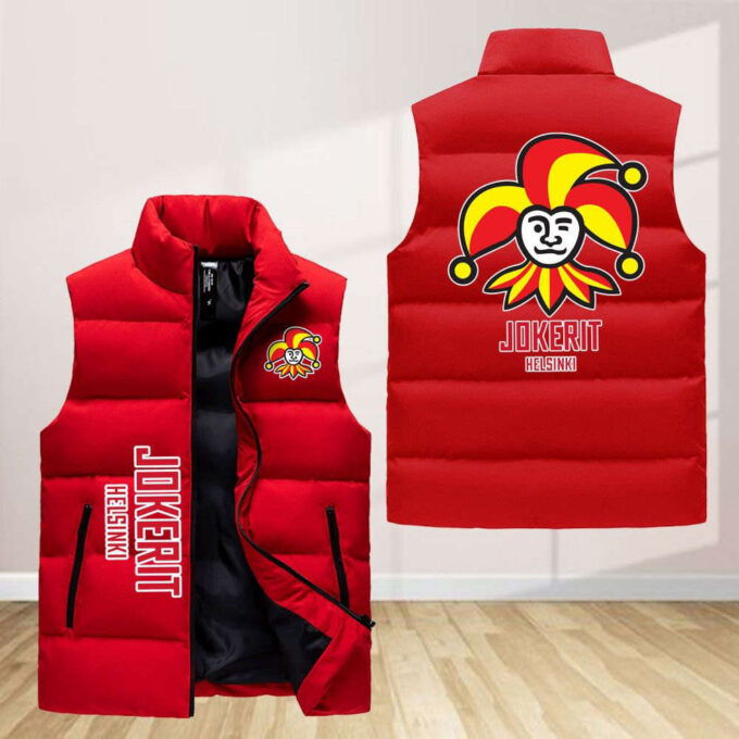 Helsingin Jokerit Sleeveless Puffer Jacket Custom For Fans Gifts