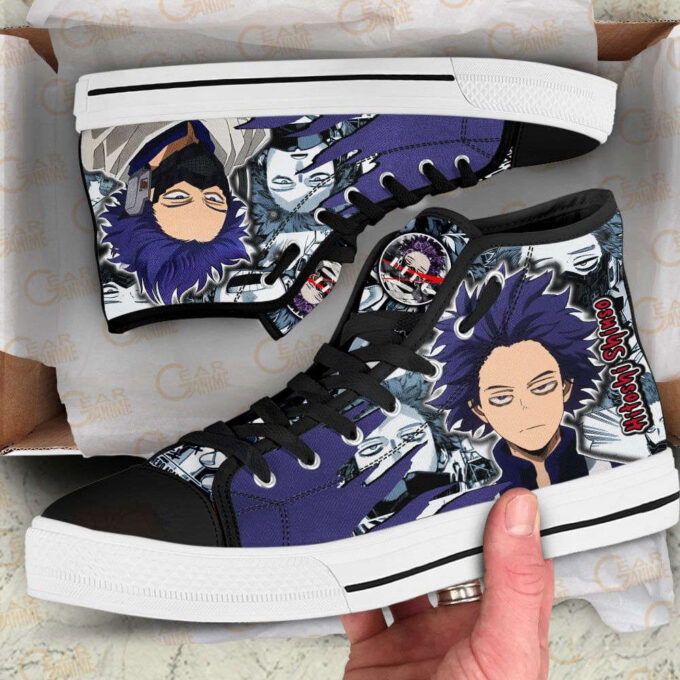Hitoshi Shinso High Top Shoes Custom My Hero Academia Anime For Fans