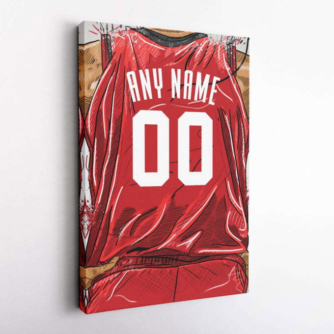 Houston Rockets Jersey Personalized Jersey NBA Custom Name and Number Canvas Wall Art Home Decor Framed Poster Man Cave Gift
