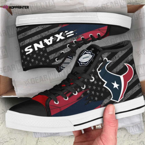 Houston Texans High Top Shoes Custom For Fans