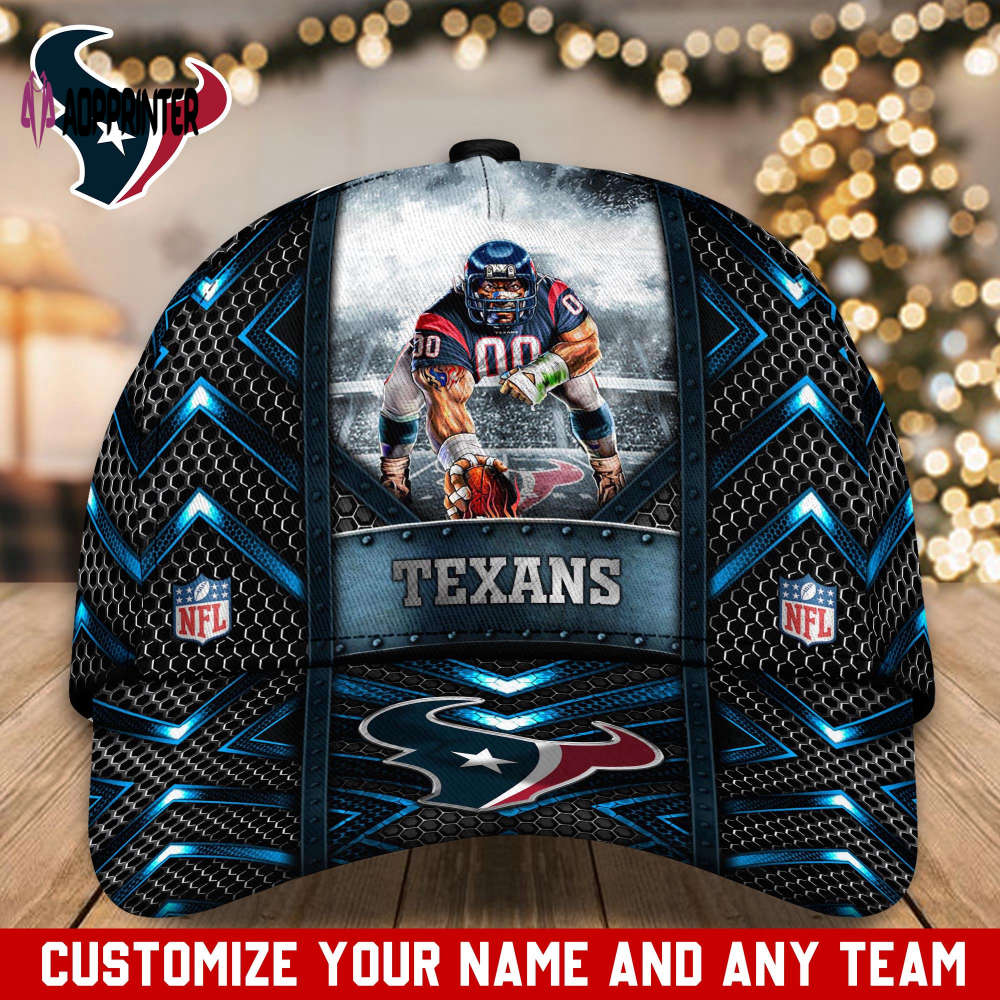 Houston Texans NFL Classic CAP Hats For Fans Custom Houston Texans NFL Classic CAP Hats For Fans Custom