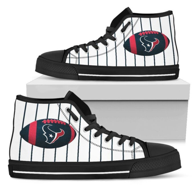 Houston Texans NFL Football Custom Canvas High Top Shoes HT1082