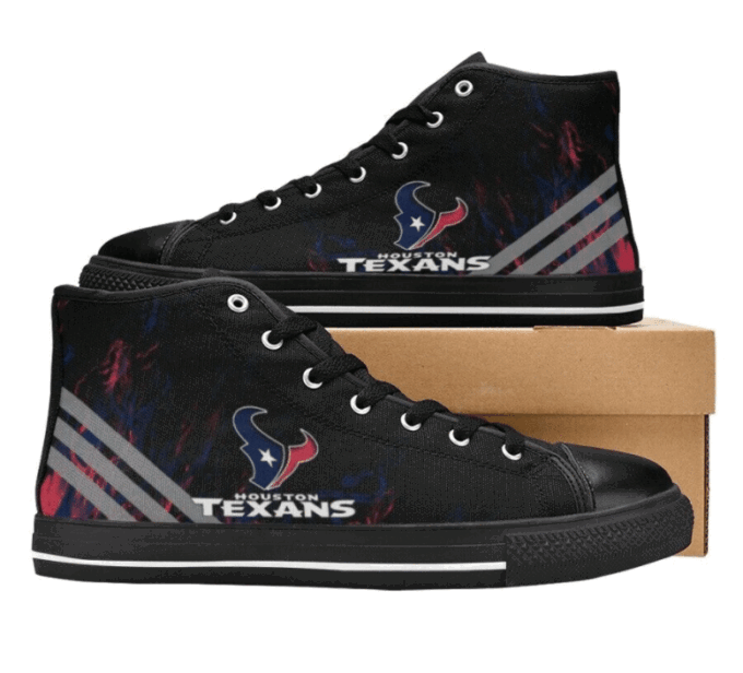 Houston Texans NFL Football Custom Canvas High Top Shoes HT1159