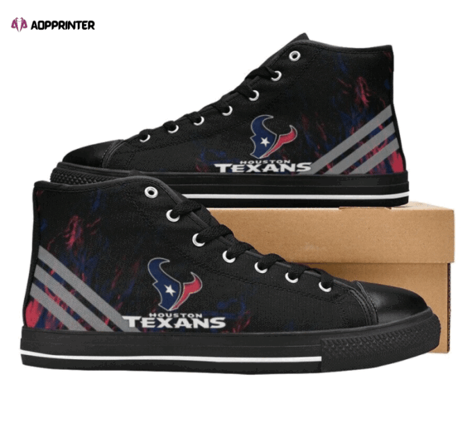 Houston Texans NFL Football Custom Canvas High Top Shoes HT1159