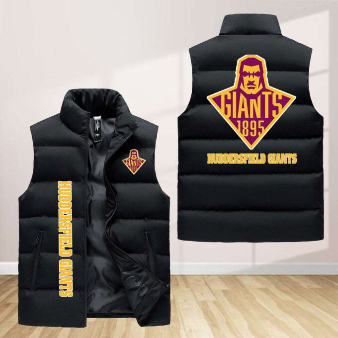 Huddersfield Giants Sleeveless Puffer Jacket Custom For Fans Gifts