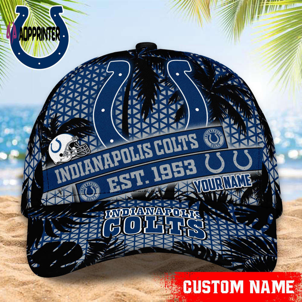 Indianapolis Colts NFL Classic CAP Hats For Fans Custom Indianapolis Colts NFL Classic CAP Hats For Fans Custom