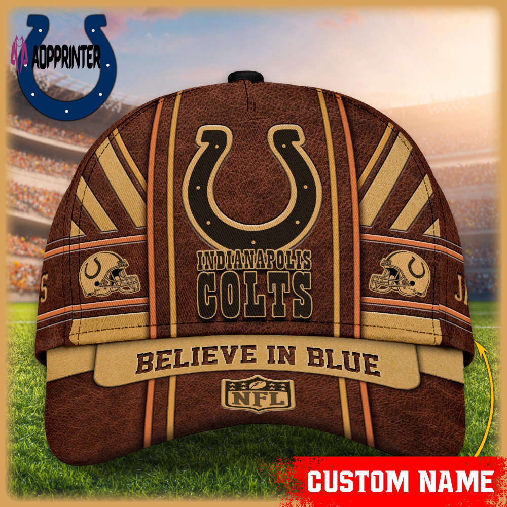 Indianapolis Colts NFL Classic CAP Hats For Fans Custom Indianapolis Colts NFL Classic CAP Hats For Fans Custom