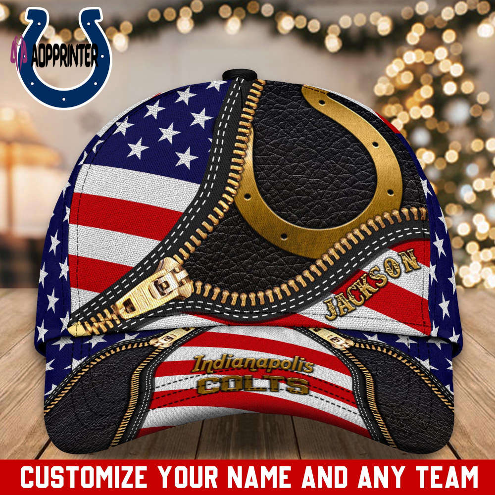 Indianapolis Colts NFL Classic CAP Hats For Fans Custom Indianapolis Colts NFL Classic CAP Hats For Fans Custom
