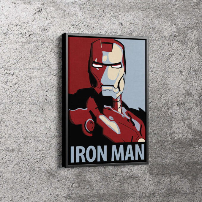 Iron Man The Hope Poster Marvel Comics Canvas Unique Design Wall Art Print Hand Made Ready to Hang Custom Design