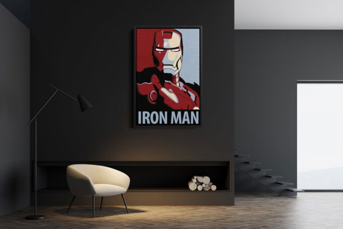 Iron Man The Hope Poster Marvel Comics Canvas Unique Design Wall Art Print Hand Made Ready to Hang Custom Design