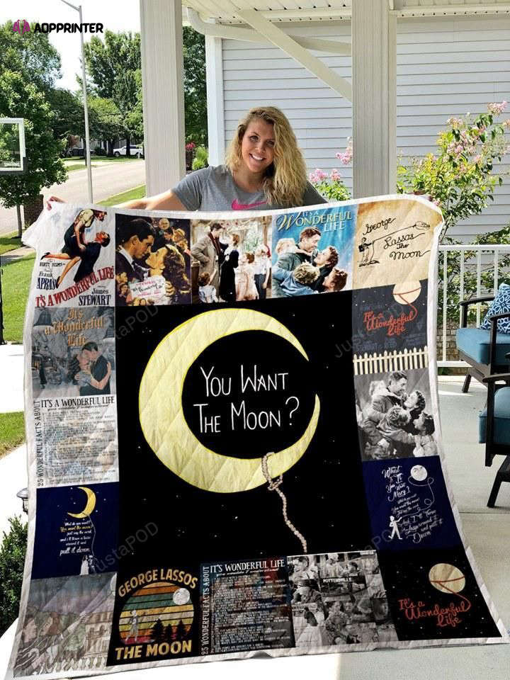 It Is A Wonderful Life Quilt Blanket It Is A Wonderful Life Quilt Blanket
