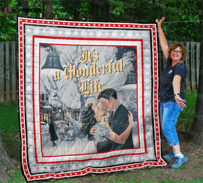It’s A Wonderful Life Christmas Quilt Blanket