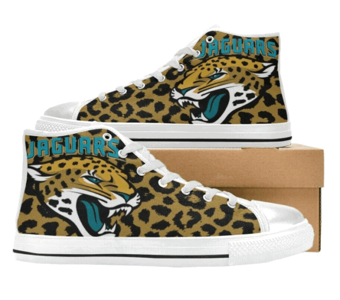 Jacksonville Jaguars NFL Football Custom Canvas High Top Shoes HT1088