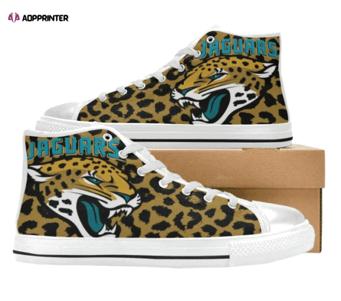 Jacksonville Jaguars NFL Football Custom Canvas High Top Shoes HT1088