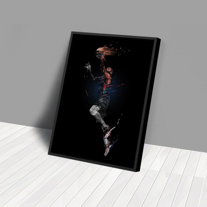 James Harden Art Philadelphia 76ers NBA Wall Art Home Decor Hand Made Poster Canvas Print