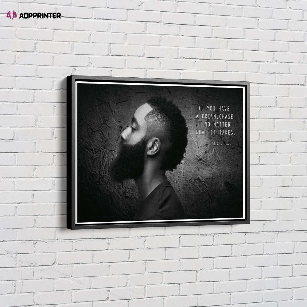 James Harden Quote Poster Brooklyn Nets Canvas Unique Design Wall Art Print Hand Made Ready to Hang Custom Design James Harden Quote Poster Brooklyn Nets Canvas Unique Design Wall Art Print Hand Made Ready to Hang Custom Design
