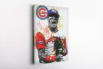 Javier Baez Art Poster Chicago Cubs MLB Canvas Unique Design Wall Art Print Hand Made Ready to Hang Custom Design