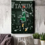 Jayson Tatum Going for Dunk Poster Boston Celtics Canvas Unique Design Wall Art Print Hand Made Ready to Hang Custom Design Jayson Tatum Going for Dunk Poster Boston Celtics Canvas Unique Design Wall Art Print Hand Made Ready to Hang Custom Design