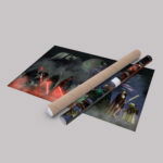 Jedi Vs. Sith Poster Star Wars Canvas Unique Design Wall Art Print Hand Made Ready to Hang Custom Design