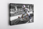 Josh Allen Autographed Poster Buffalo Bills Canvas Unique Design Wall Art Print Hand Made Ready to Hang Custom Design