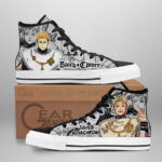 Julius Novachrono High Top Shoes Custom Black Clover Anime For Fans