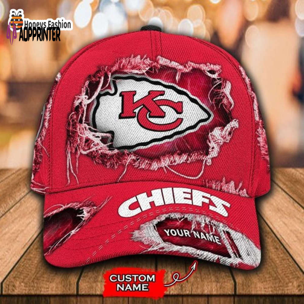 Kansas City Chiefs NFL Custom Name Classic Cap Kansas City Chiefs NFL Custom Name Classic Cap