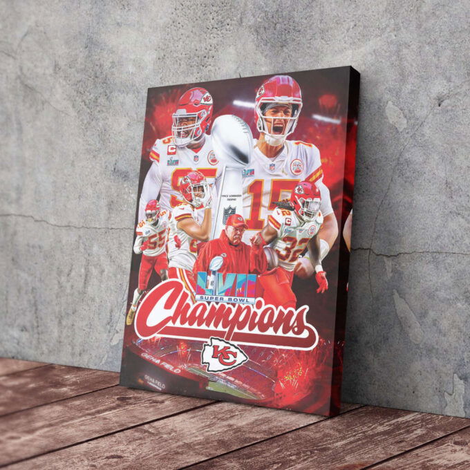 Kansas City Chiefs NFL Super Bowl LVII Champions Art