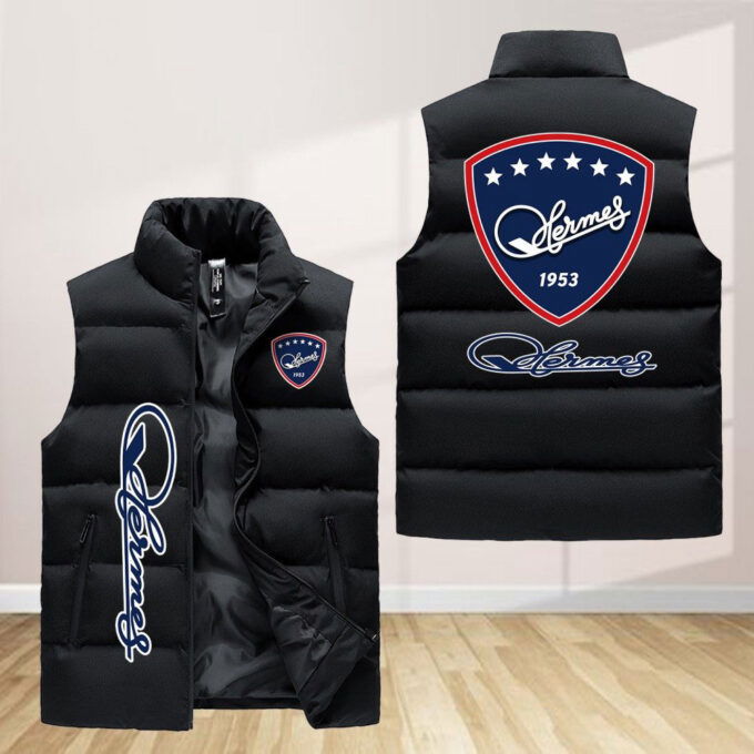 Kokkolan Hermes Sleeveless Puffer Jacket Custom For Fans Gifts