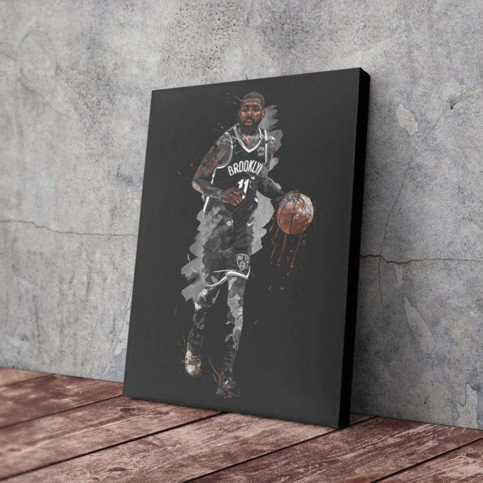 Kyrie Irving Art Brooklyn Nets NBA Wall Art Home Decor Hand Made Poster Canvas Print