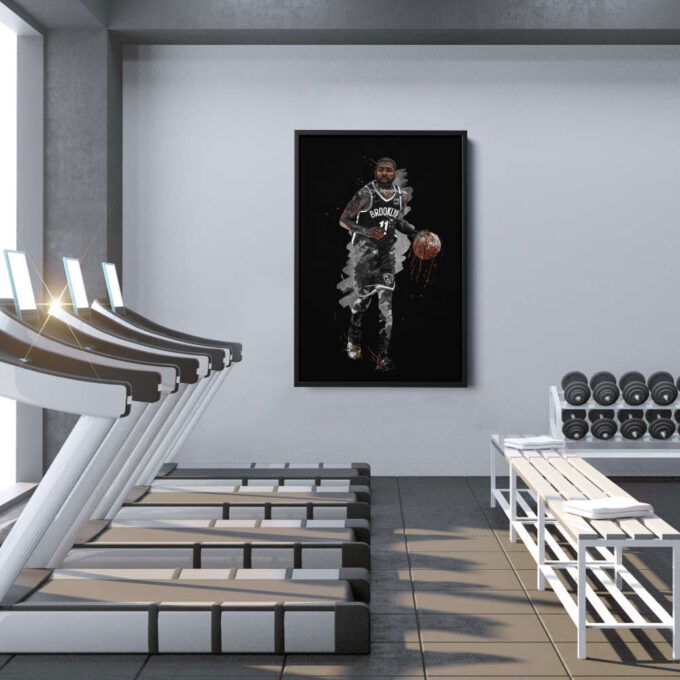 Kyrie Irving Art Brooklyn Nets NBA Wall Art Home Decor Hand Made Poster Canvas Print