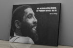 Kyrie Irving Poster Quote Brooklyn Nets Canvas Unique Design Wall Art Print Hand Made Ready to Hang Custom Design