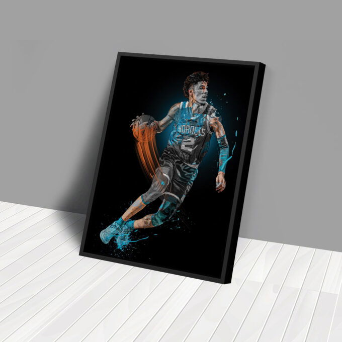 LaMelo Ball Art Charlotte Hornets NBA Wall Art Home Decor Hand Made Poster Canvas Print