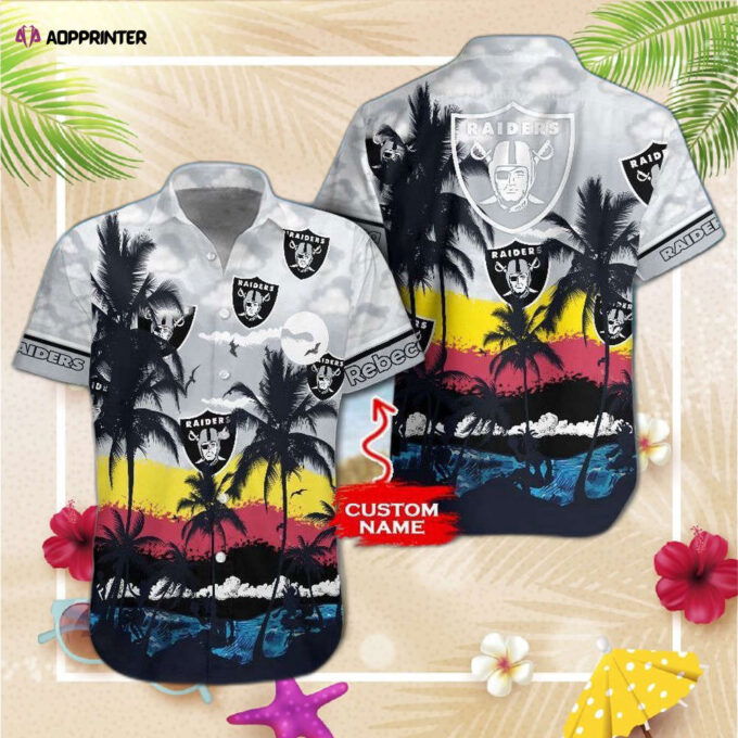 Las Vegas Raiders NFL Gift For Fan Personalized Hawaiian