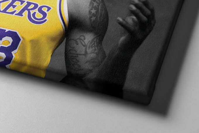 Lebron James Quote Poster Los Angeles Lakers Canvas Unique Design Wall Art Print Hand Made Ready to Hang Custom Design