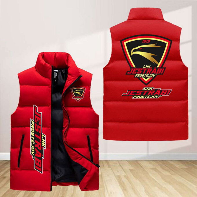 Lhk Jestrabi Prostejov Sleeveless Puffer Jacket Custom For Fans Gifts