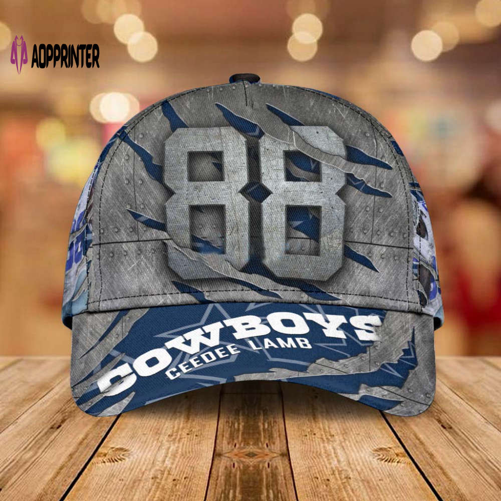 Limited Dallas Cowboys CeeDee Lamb 3D Hat Limited Dallas Cowboys CeeDee Lamb 3D Hat