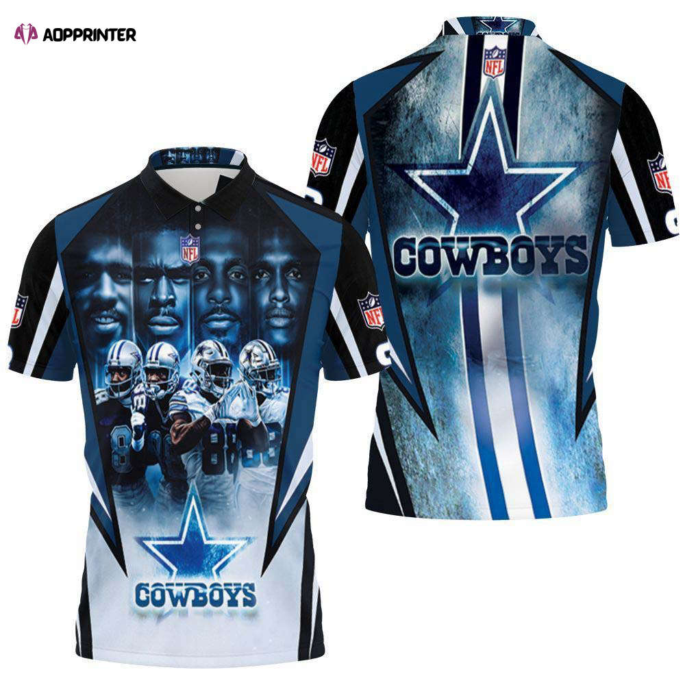 Limited Personalized Dallas Cowboys Pearson Irvin Bryant Lamb 3D Polo Shirt Limited Personalized Dallas Cowboys Pearson Irvin Bryant Lamb 3D Polo Shirt