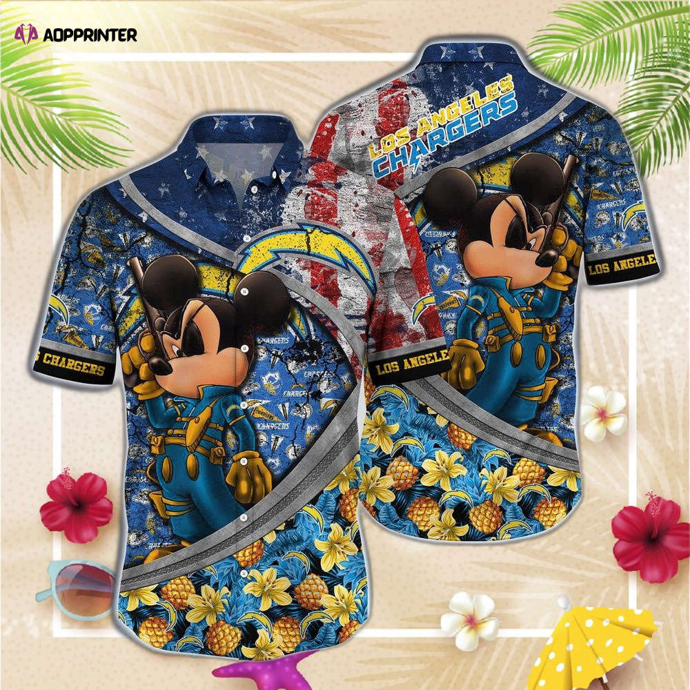 Los Angeles Chargers NFL-aloha shirt vintage hawaiian shirts Los Angeles Chargers NFL-aloha shirt vintage hawaiian shirts