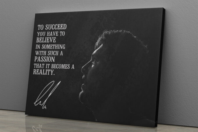 Luca Doncic Quote Poster Dallas Mavericks NBA Canvas Unique Design Wall Art Print Hand Made Ready to Hang Custom Design