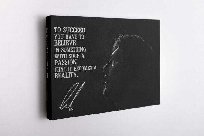 Luca Doncic Quote Poster Dallas Mavericks NBA Canvas Unique Design Wall Art Print Hand Made Ready to Hang Custom Design