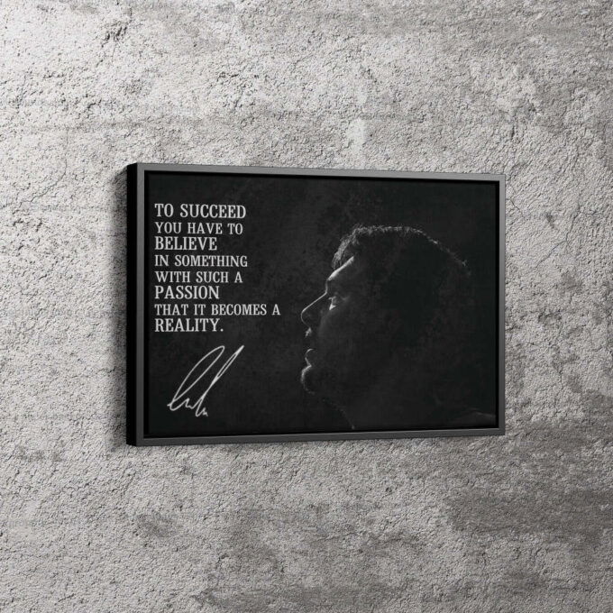 Luca Doncic Quote Poster Dallas Mavericks NBA Canvas Unique Design Wall Art Print Hand Made Ready to Hang Custom Design