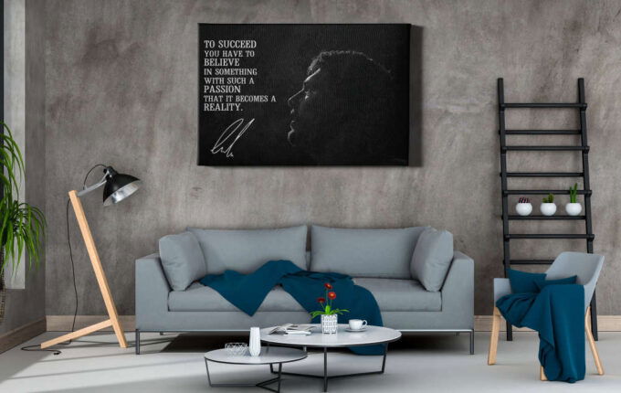 Luca Doncic Quote Poster Dallas Mavericks NBA Canvas Unique Design Wall Art Print Hand Made Ready to Hang Custom Design