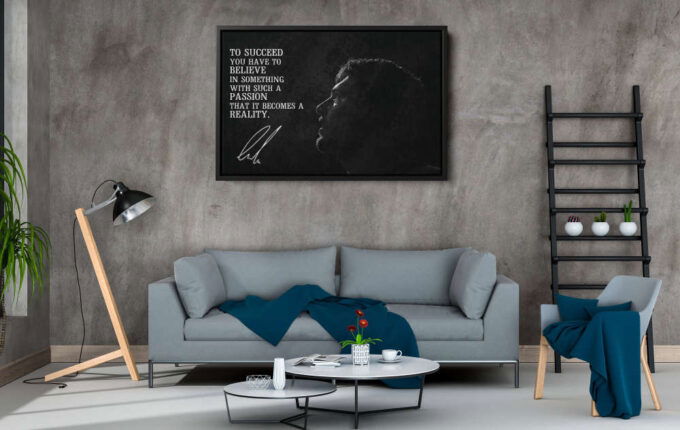 Luca Doncic Quote Poster Dallas Mavericks NBA Canvas Unique Design Wall Art Print Hand Made Ready to Hang Custom Design