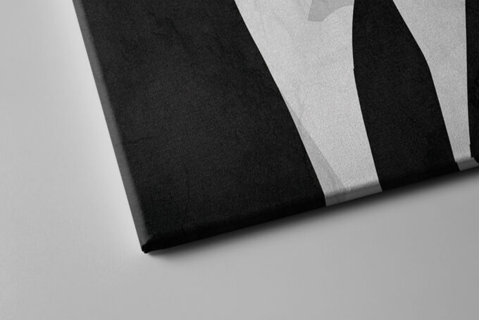 Malcolm X Quote Poster Black and White Canvas Unique Design Wall Art Print Hand Made Ready to Hang Custom Design