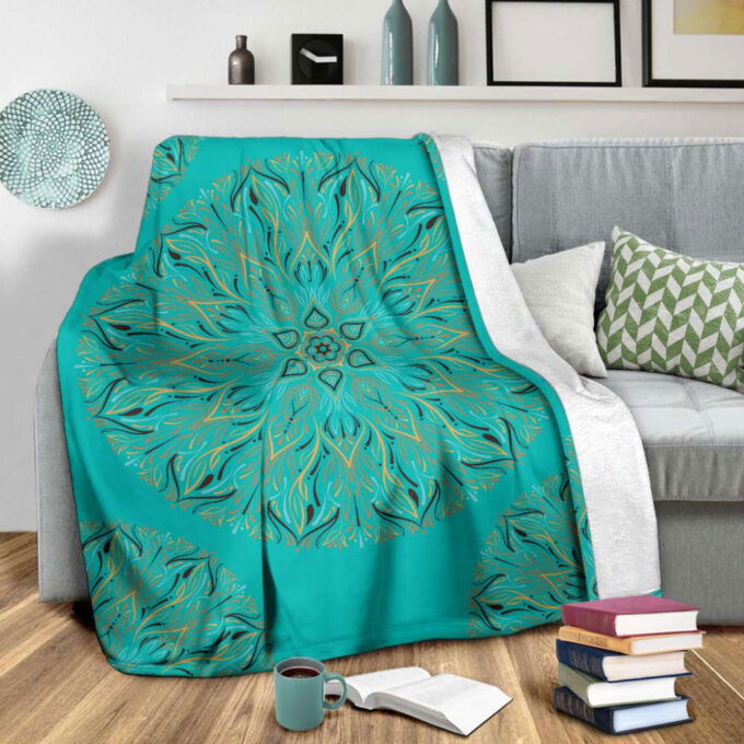 Mandala P (Tiffany Girl) – Throw Blankets