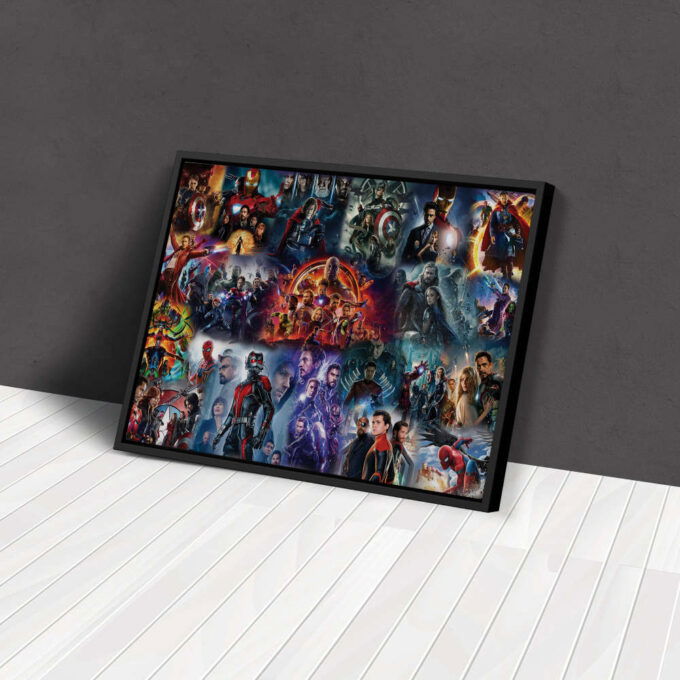 Marvel Movie Posters  Marvel Comics Canvas Unique Design Wall Art Print Hand Made Ready to Hang Custom Design